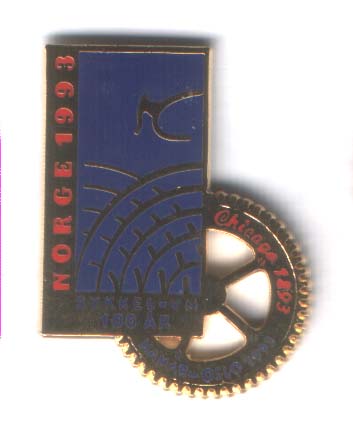 Anniversary pin 1893 - 1993 Chicago 1893